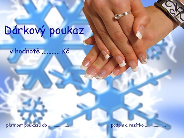 vánoční poukazy
